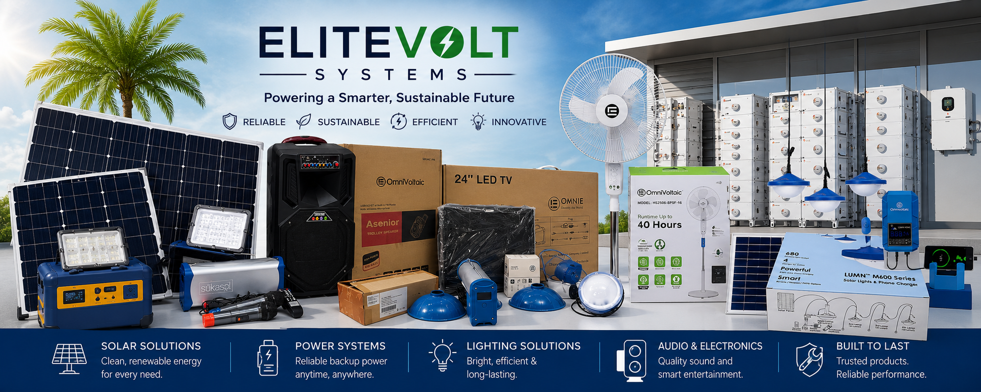 EliteVolt Systems solar and electrical services in Accra